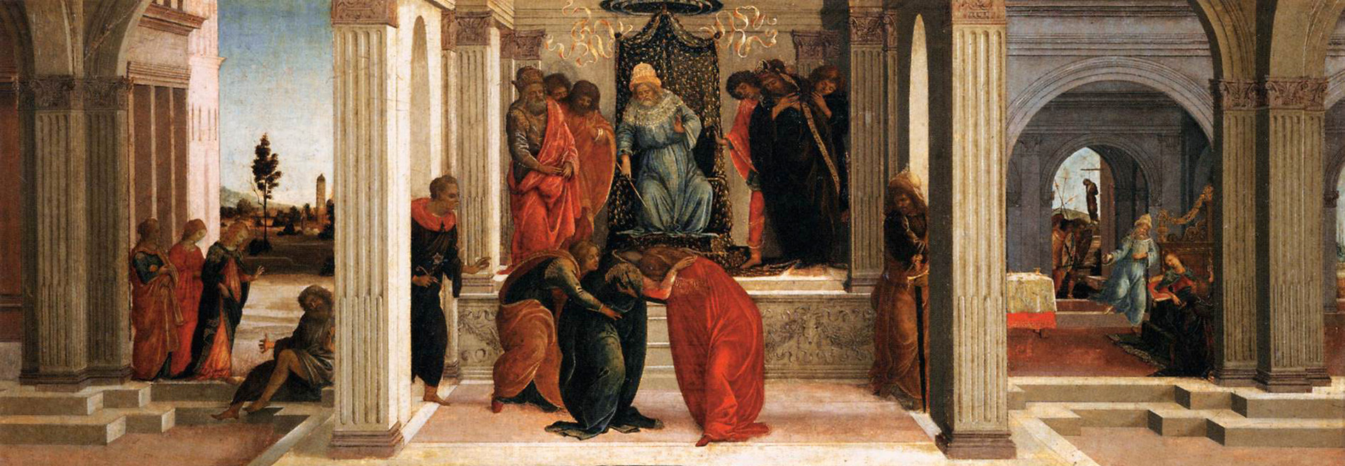 three scenes from the story of esther